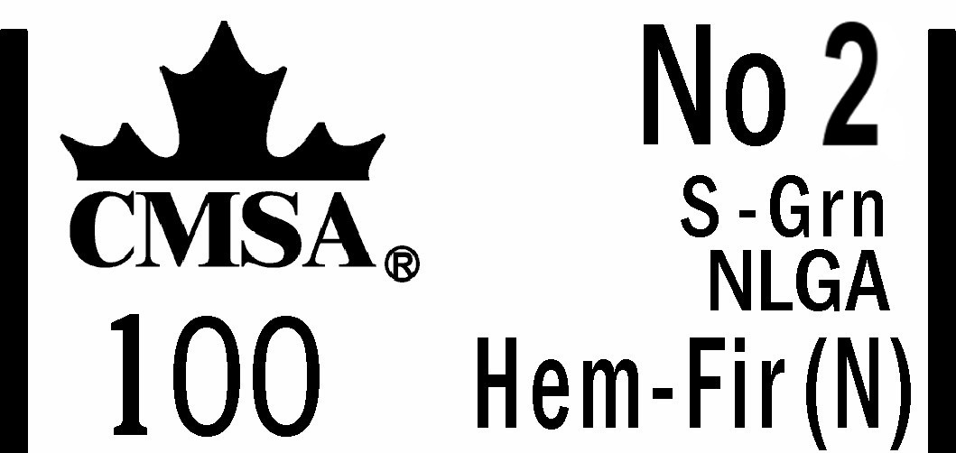 No2 S-GRN-NLGA Hem-Fir(N)