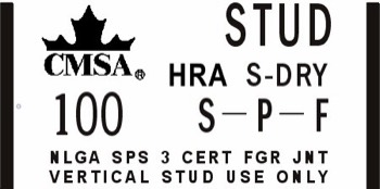 STUD S-Dry NLGA SPS-3 Vert Use Only HRA S-P-F